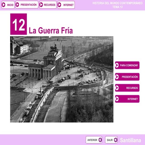 T.12 La guerra fría  