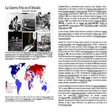Consecuencias de la Guerra Fría en América Latina | PPTX