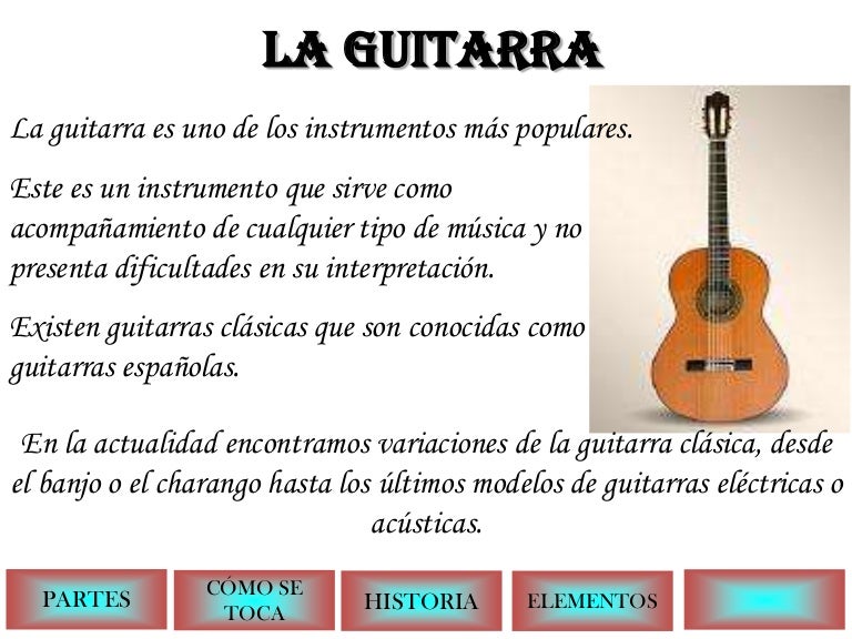 Calaméo - historia de la guitarra