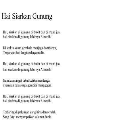 LAGU MISAH NATAL BERSAMA 6 JANUARI .pptx