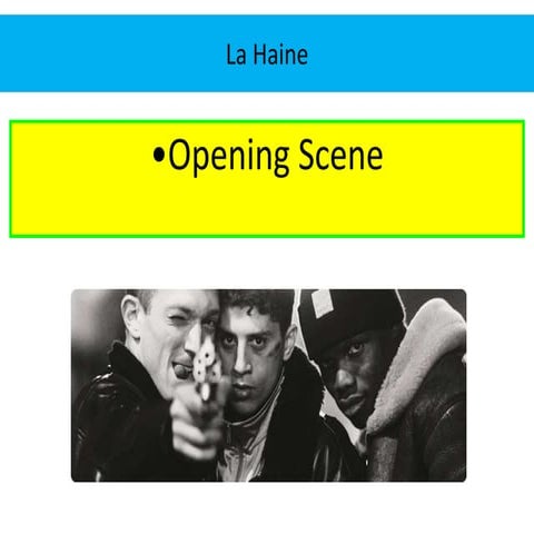La Haine Opening Scene