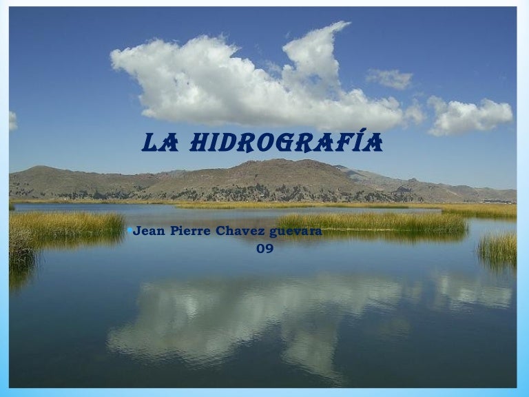 La hidrografia