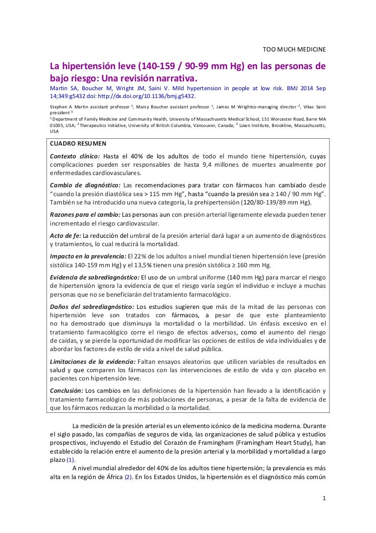 Presión arterial rango normal canadá
