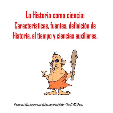 La historia como ciencia
