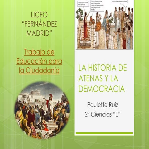Historia de la democracia en atenas | PPTX