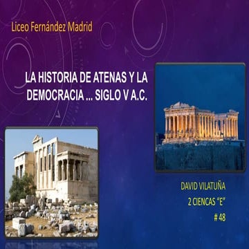 Atenas y la historia de la democracia | PPTX