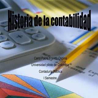 La Historia De La Contabilidad