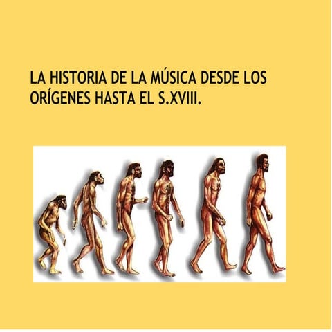 Historia de la música: desde los orígenes hasta el S.XVIII
