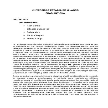 La historia de la sociología como disciplina académica