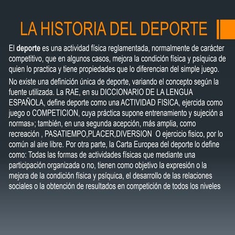 Resumen Sobre La Historia Del Deporte es.slideshare.net