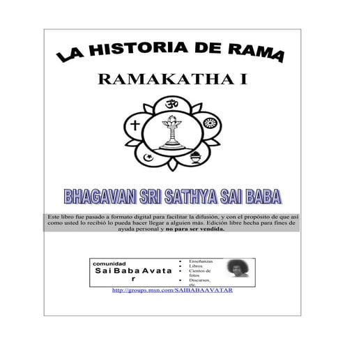 La Historia De Rama I   Ramakatha I