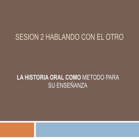 La historia oral como recurso metodologico en la