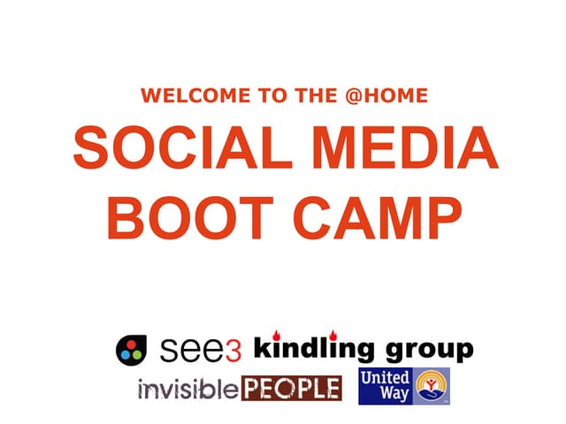 @Home / 100 Days Social Media Boot Camp, Los Angeles