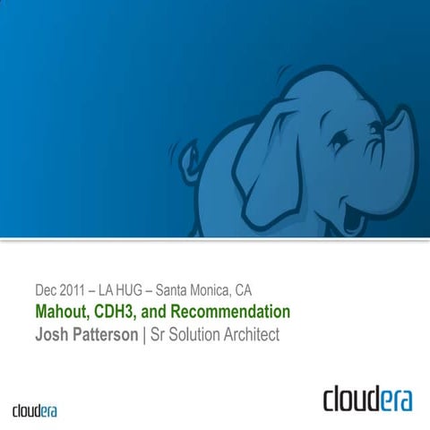 LA HUG Dec 2011 - Recommendation Talk