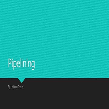Pipelining Stages and Process