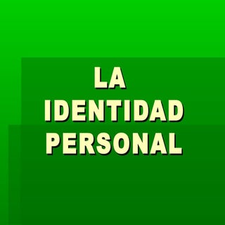 La identidad personal 