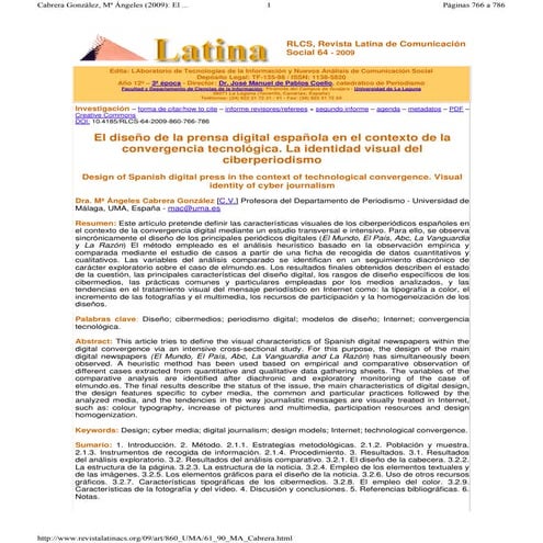 La identidad visual del cyberperiodismo