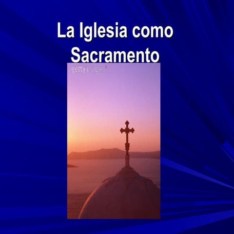 La iglesia como sacramento