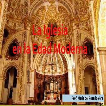 La iglesia en la edad moderna