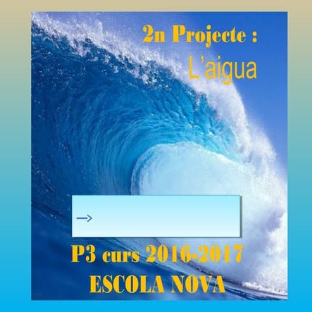 Projecte l'Aigua P3
