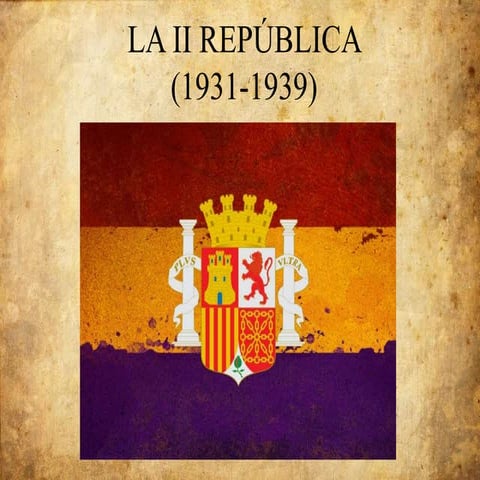 Tema 12. la 2ª República | PPT