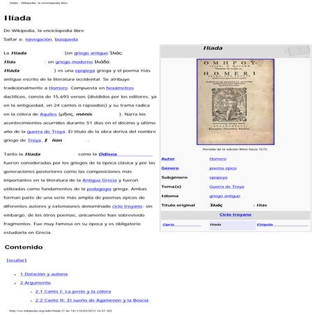 La ilíada   wikipedia, la enciclopedia libre