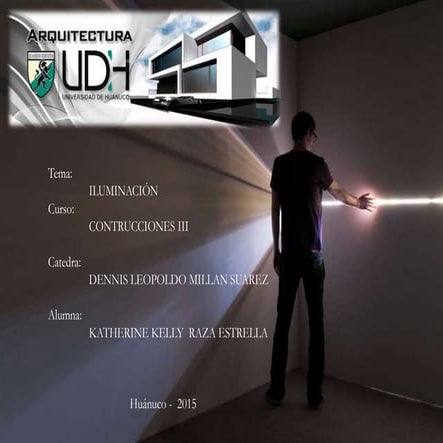 La iluminación en la arquitectura