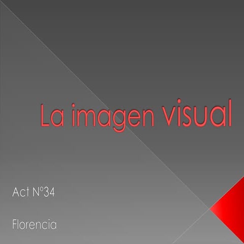 La imagen visual [flor]