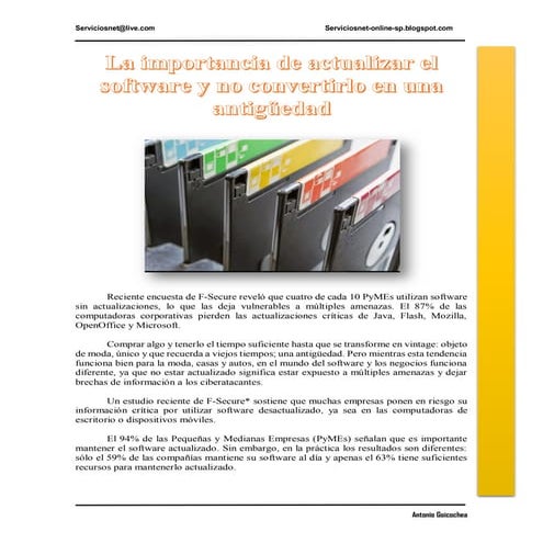 Gestión de Vulnerabilidades y Actualizaciones Críticas. | PDF