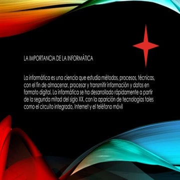 La importancia de la informática
