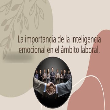 La importancia de la inteligencia emocional en el trabajo .pptx