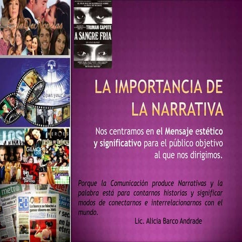 La importancia de la narrativa