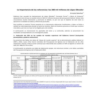 La importancia de las referencias: ...