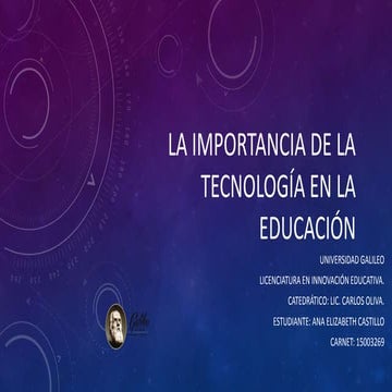 La importancia de la tecnología en la educación