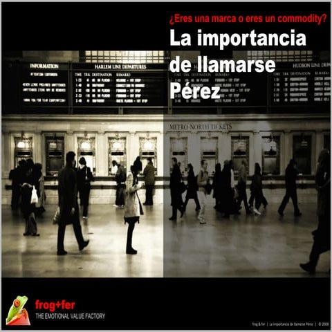 La importancia de llamarse Pérez