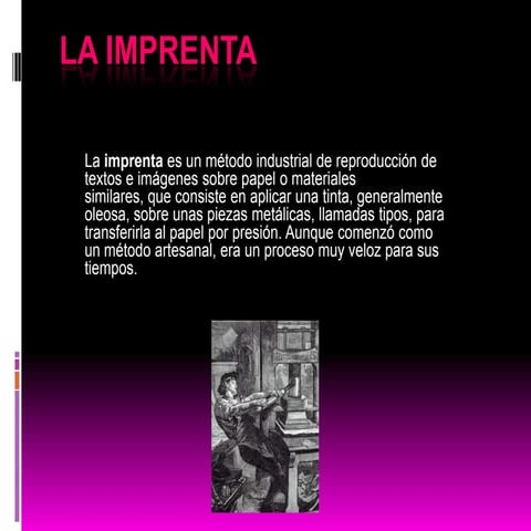La imprenta