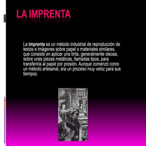 La imprenta