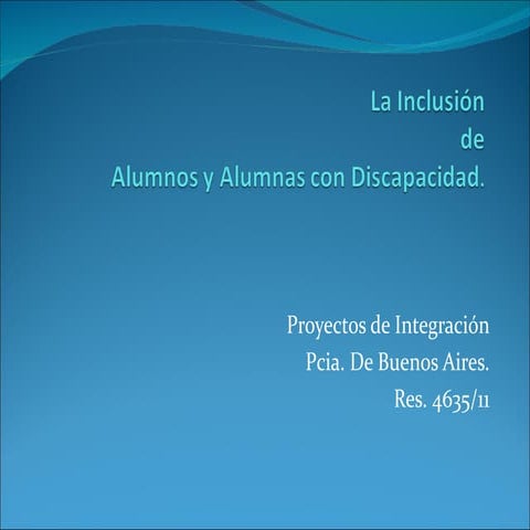 La inclusión