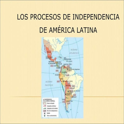 La independencia americana. Los Procesos de emancipacion en América Latina (a...
