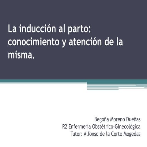 La inducción al parto