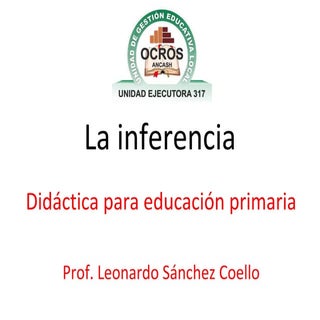 La inferencia en educación primaria