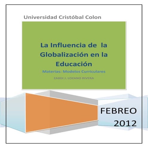 La globalización en la educación | PDF