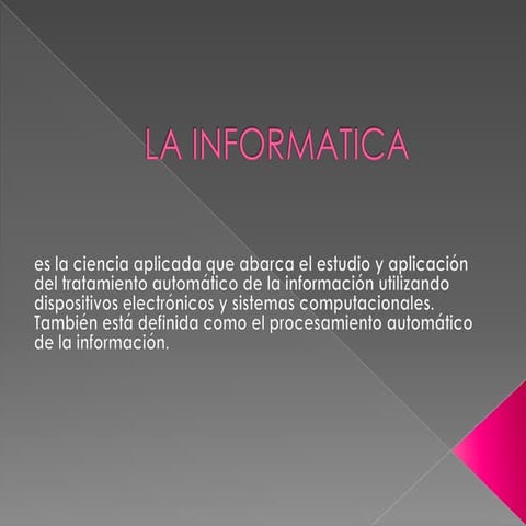 Introducción a la informática | PPTX