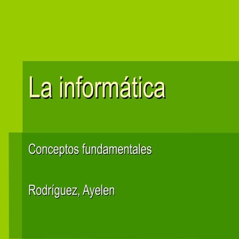 La informatica