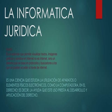 La informatica juridica 18
