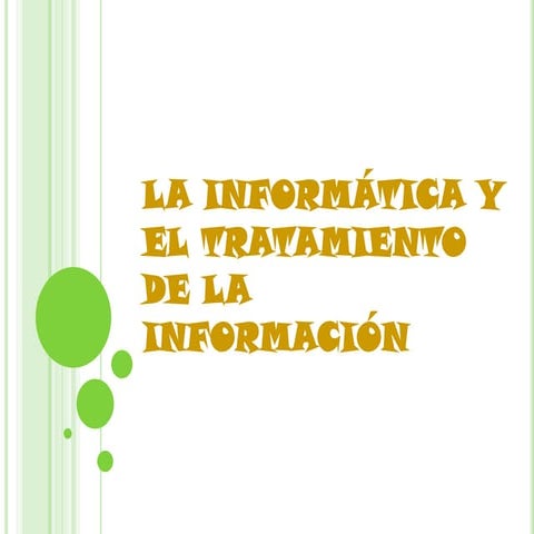 Diapositivas sobre la informatica | PPTX