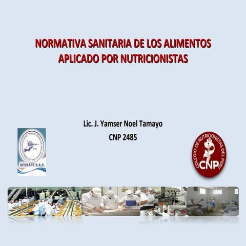 La inocuidad alimentaria 