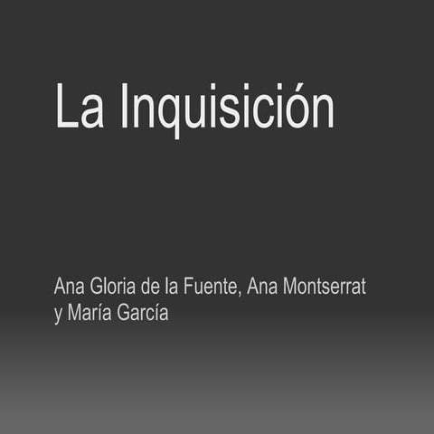 La inquisicion 