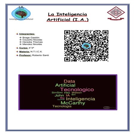 La inteligencia artificial