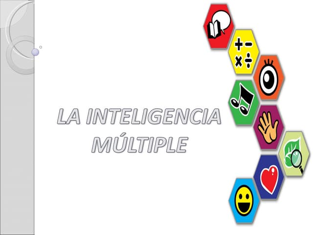 La inteligencia múltiple.